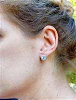 Ohrringe Damiani Dame Minou in Gold Acquamarina 2.5 Ct 20076501 - 20076501